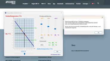 TOOLS zur Heizkurveneinstellung Fa. Schneid